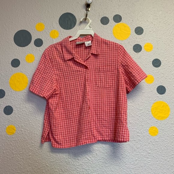 NAPA valley red pattern shirt size medium - Picture 1 of 4